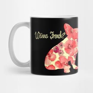 Frenchie French Bulldog Floral - Dog Lover Dogs Mug